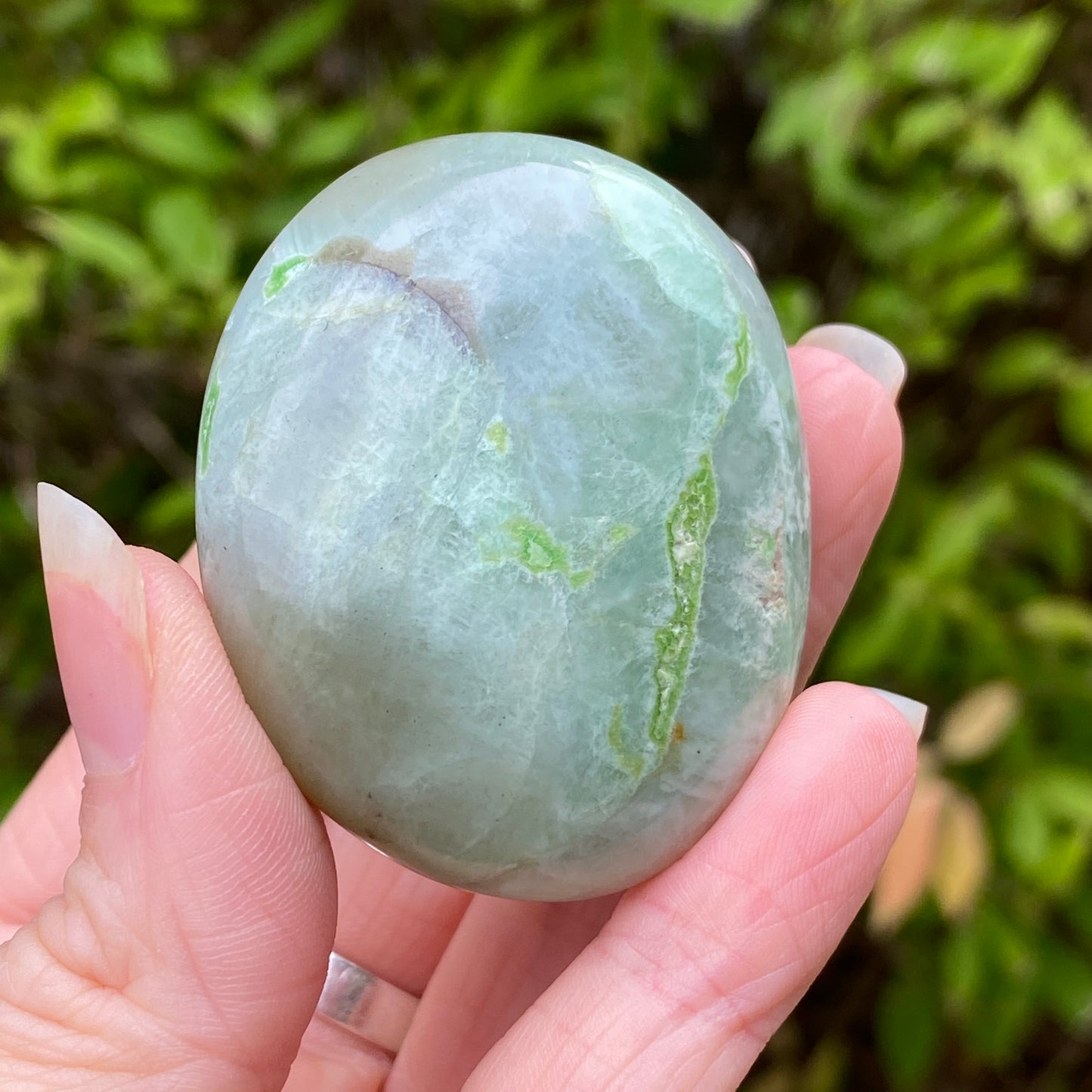 Garnierite Palm Stone