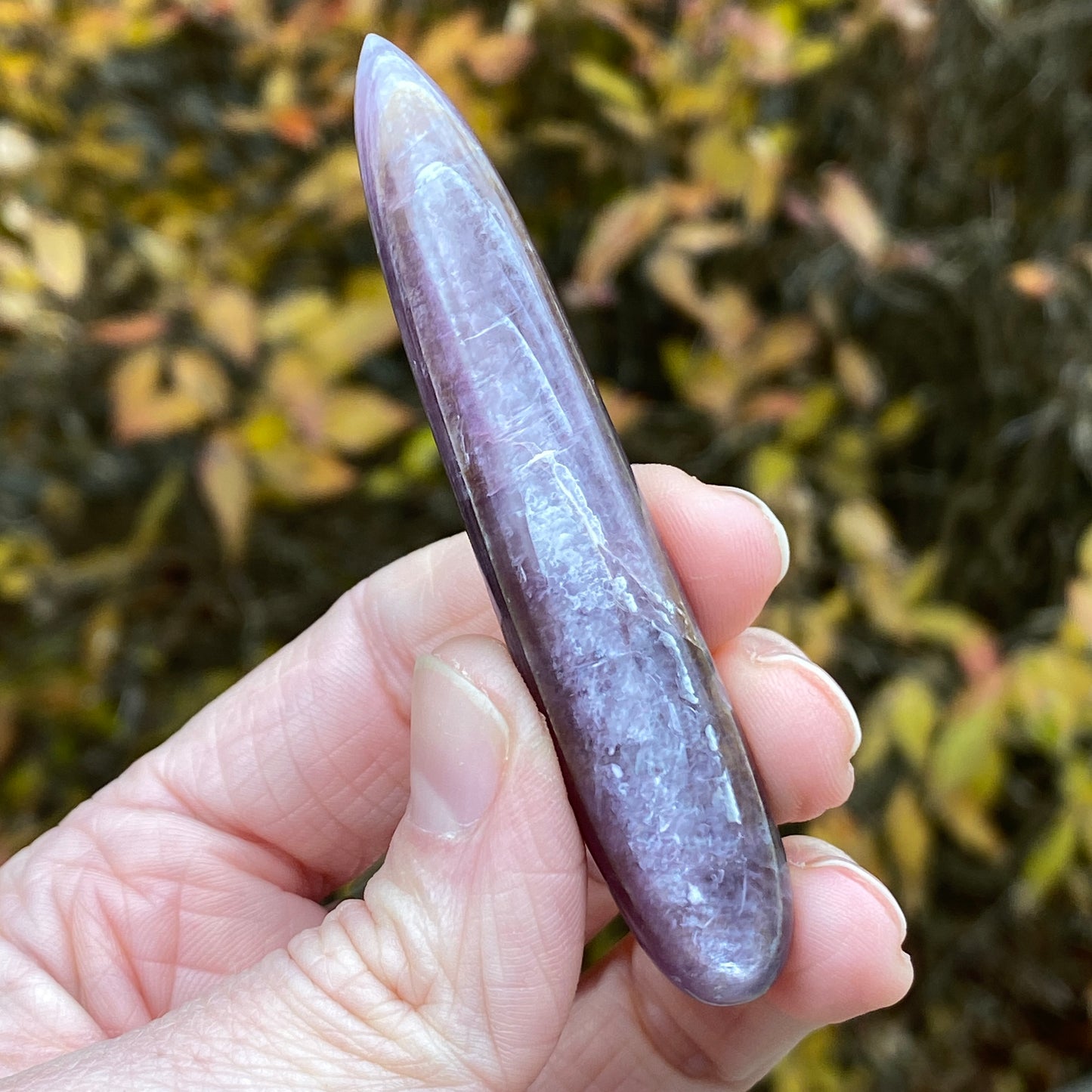 Gem Lepidolite Wand