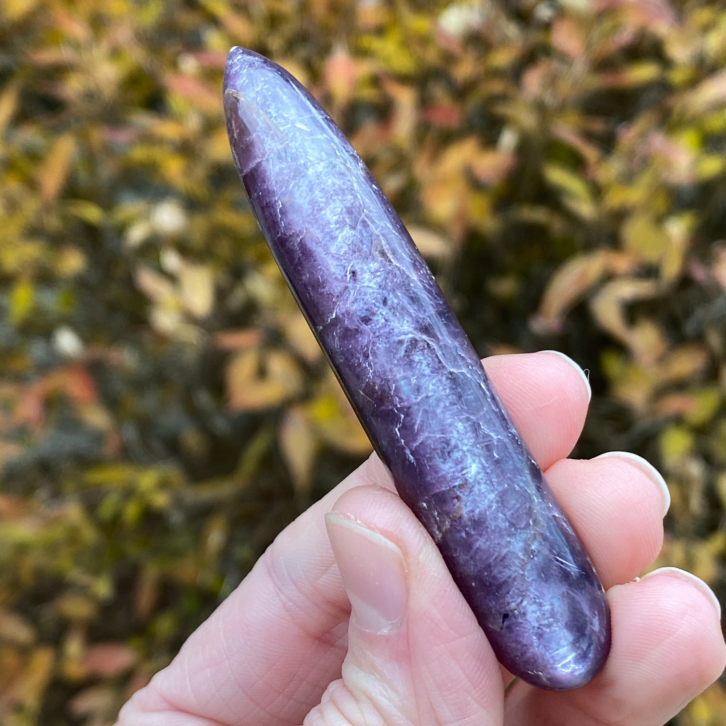 Gem Lepidolite Wand
