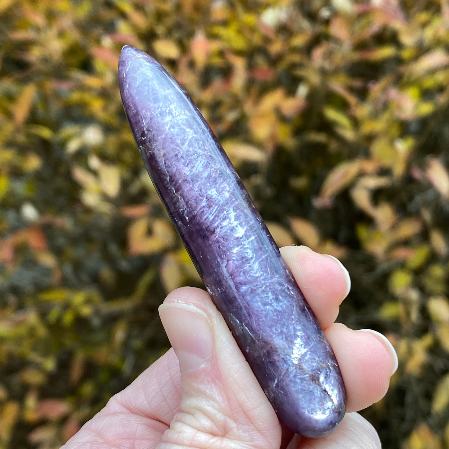 Gem Lepidolite Wand