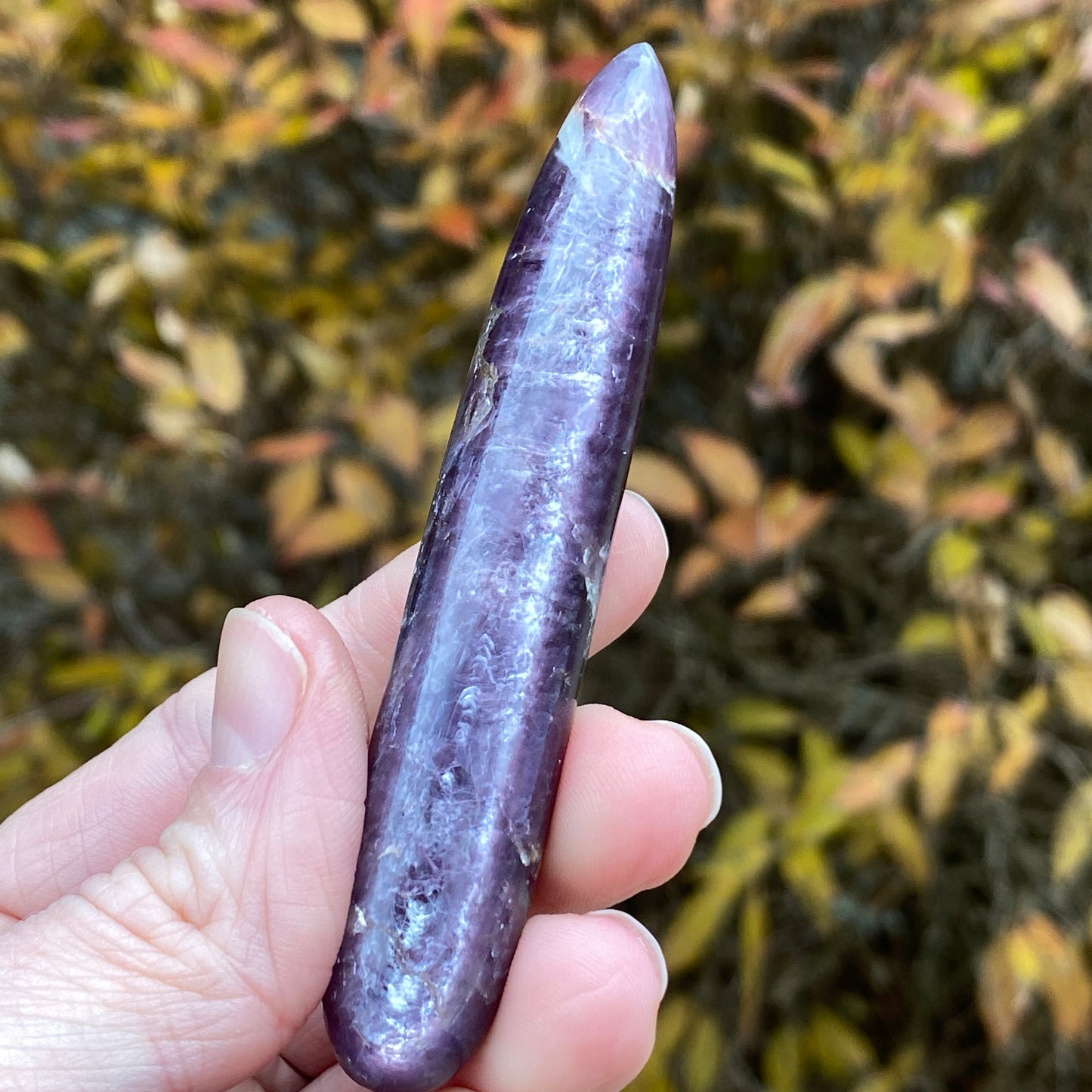 Gem Lepidolite Wand