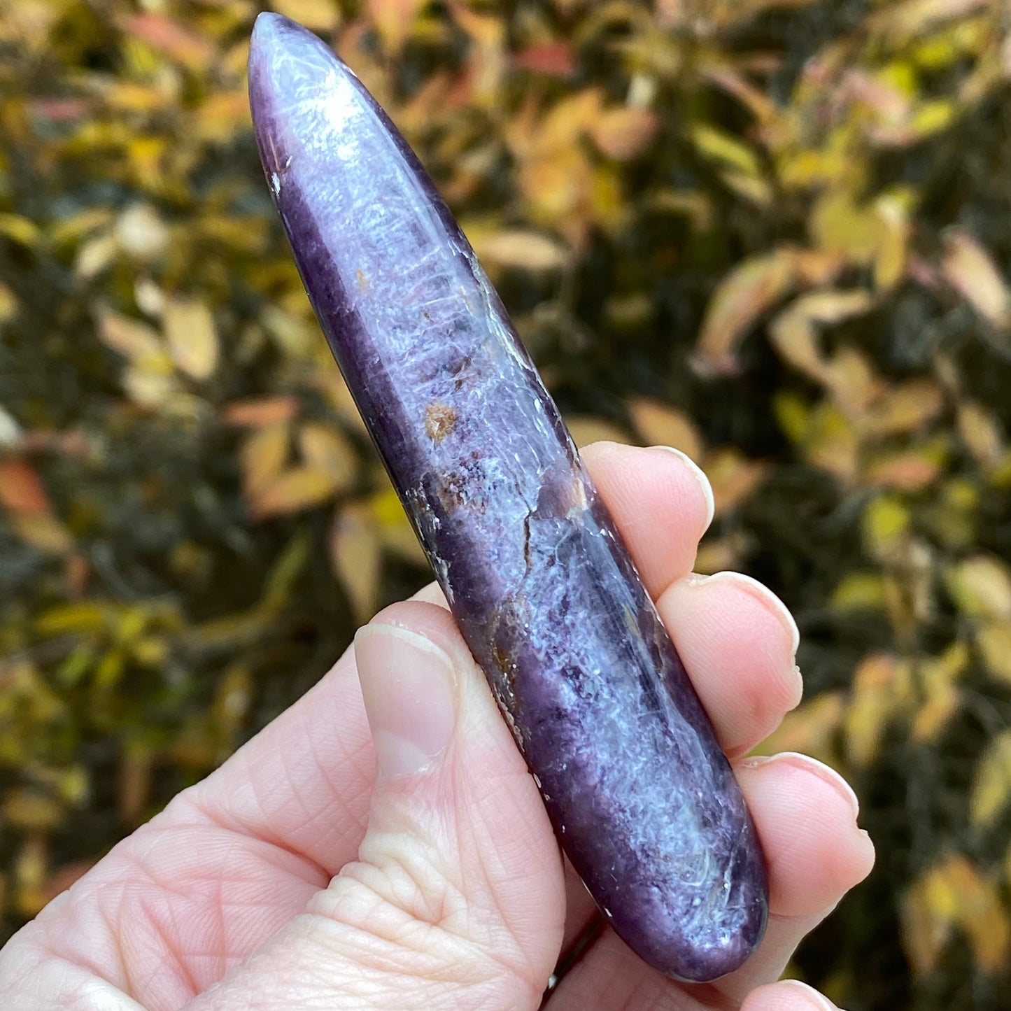 Gem Lepidolite Wand