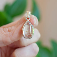Gold Rutile Pendant