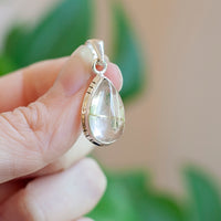 Gold Rutile Pendant