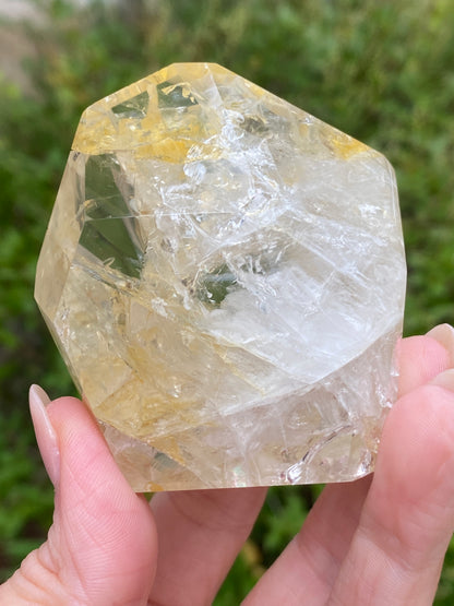 Golden Quartz Freeform Gem