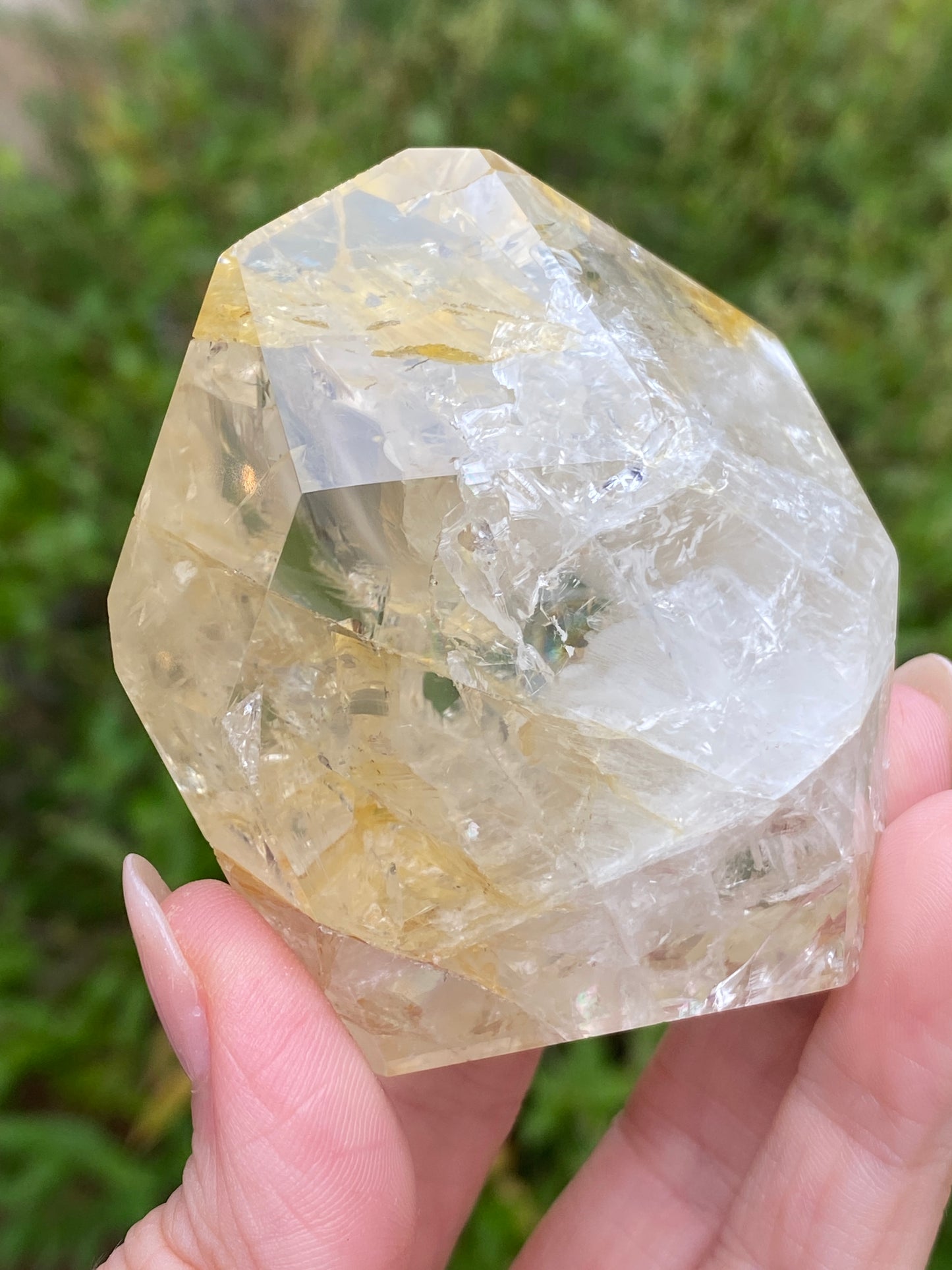 Golden Quartz Freeform Gem