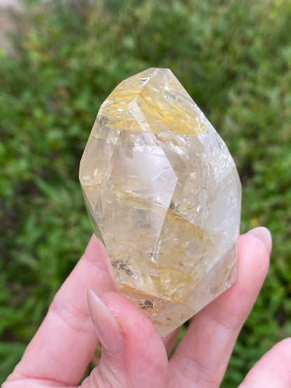 Golden Quartz Freeform Gem