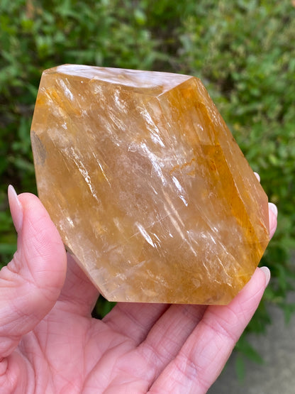 Golden Quartz Freeform Gem