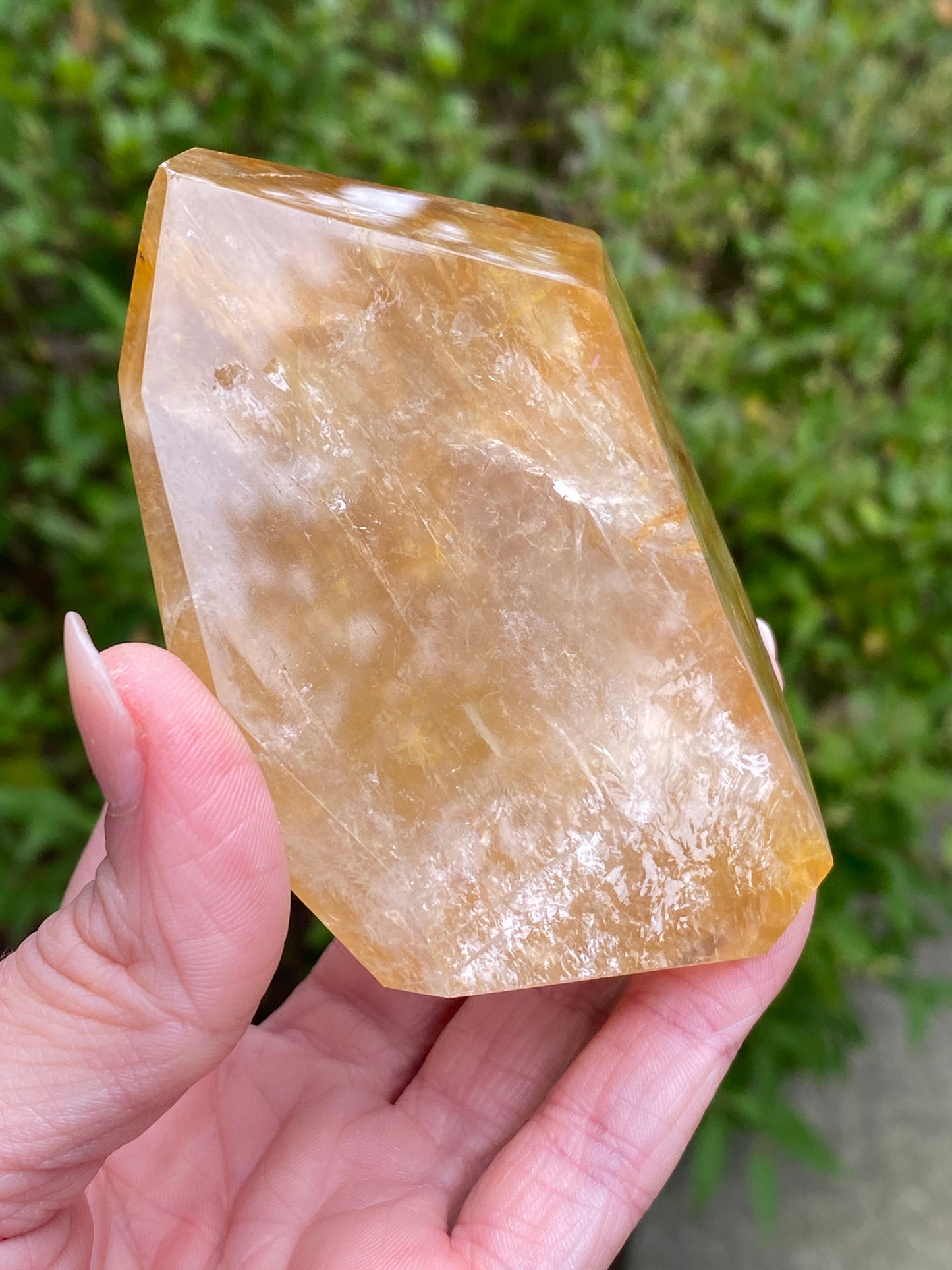 Golden Quartz Freeform Gem