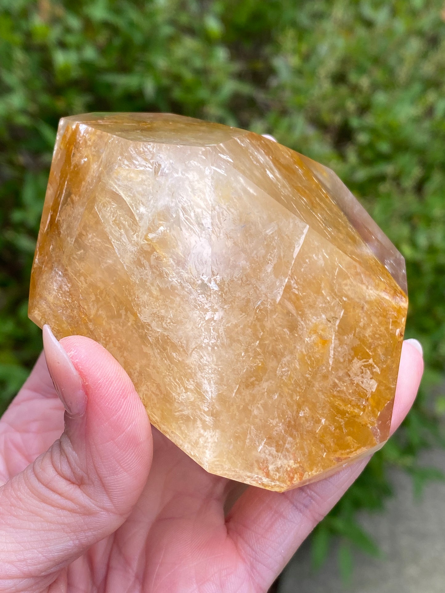 Golden Quartz Freeform Gem