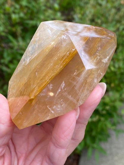 Golden Quartz Freeform Gem