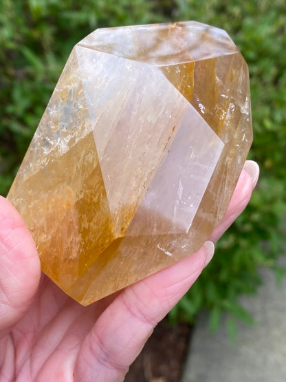 Golden Quartz Freeform Gem