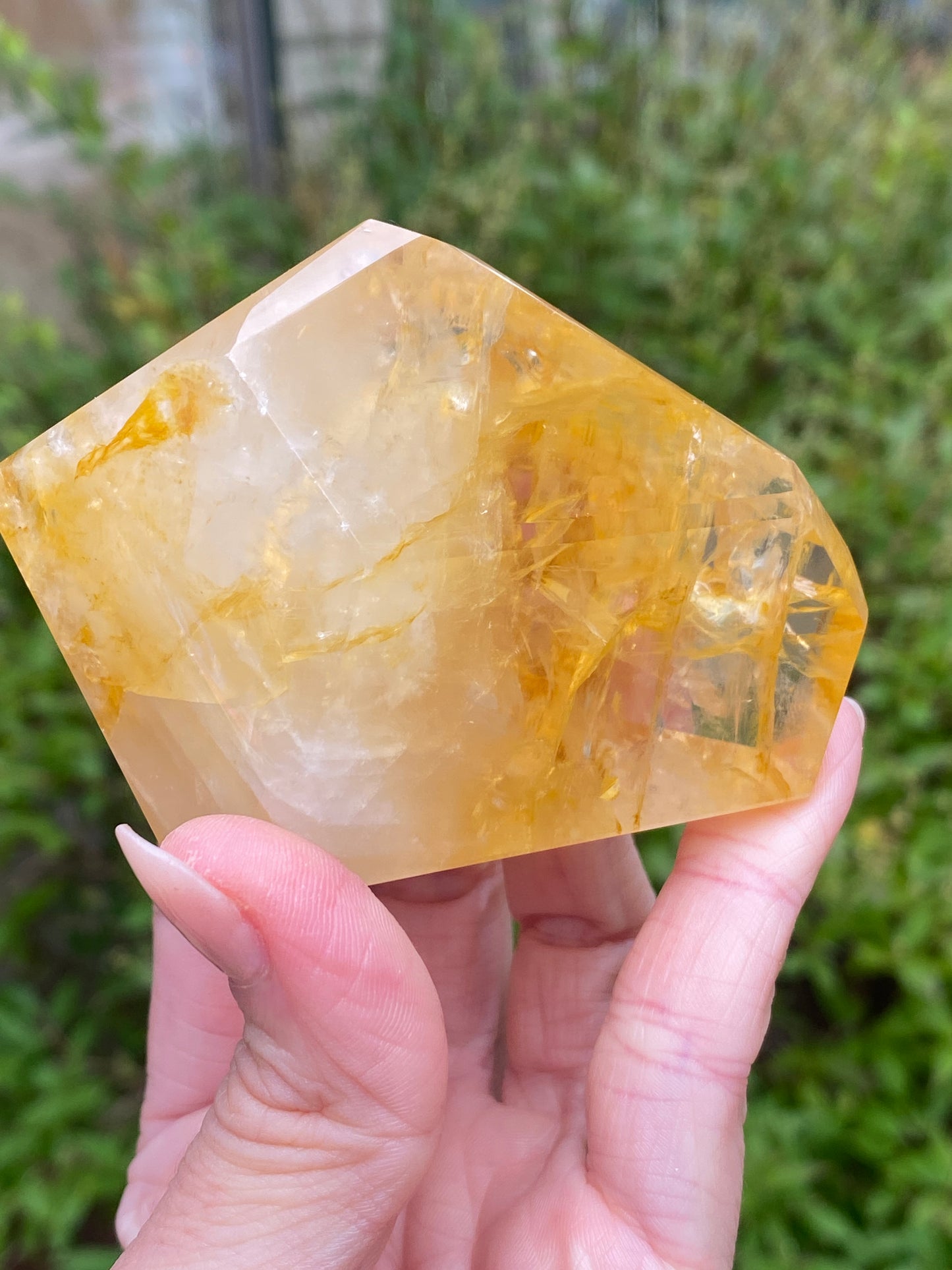 Golden Quartz Freeform Gem