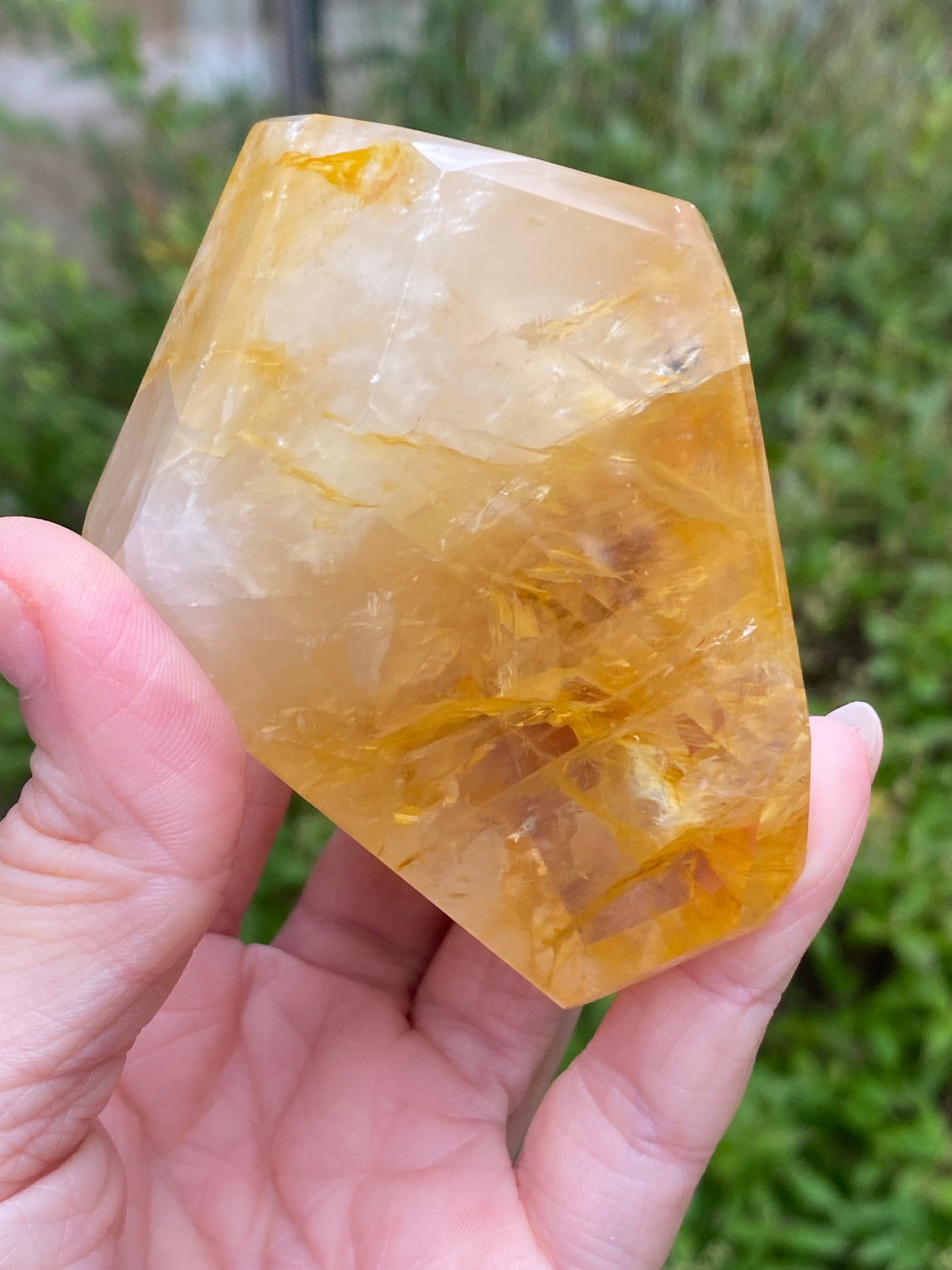 Golden Quartz Freeform Gem