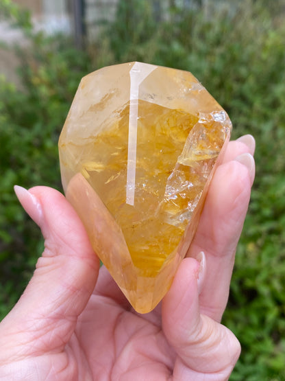 Golden Quartz Freeform Gem