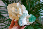 Stunning Calcite and Electric Green Apophyllite Specimen