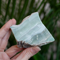 Chatoyant Green Aragonite From Spain