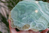 Chatoyant Green Aragonite From Spain