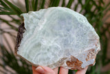 Chatoyant Green Aragonite From Spain