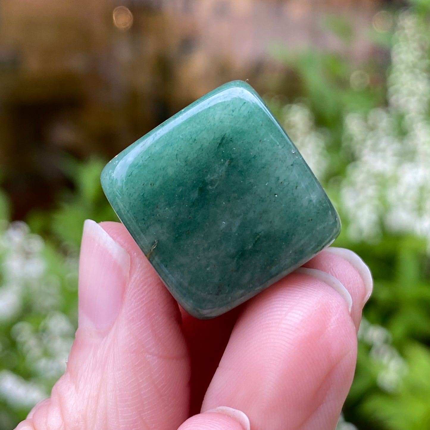 Green Aventurine Cube