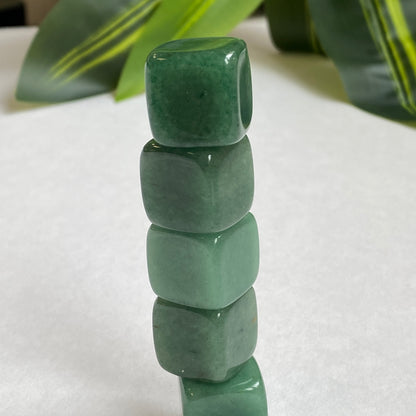 Green Aventurine Cube