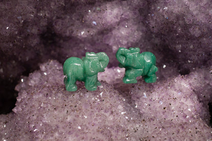 Green Aventurine Elephant