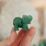 Green Aventurine Elephant