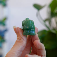 Green Aventurine Elephant