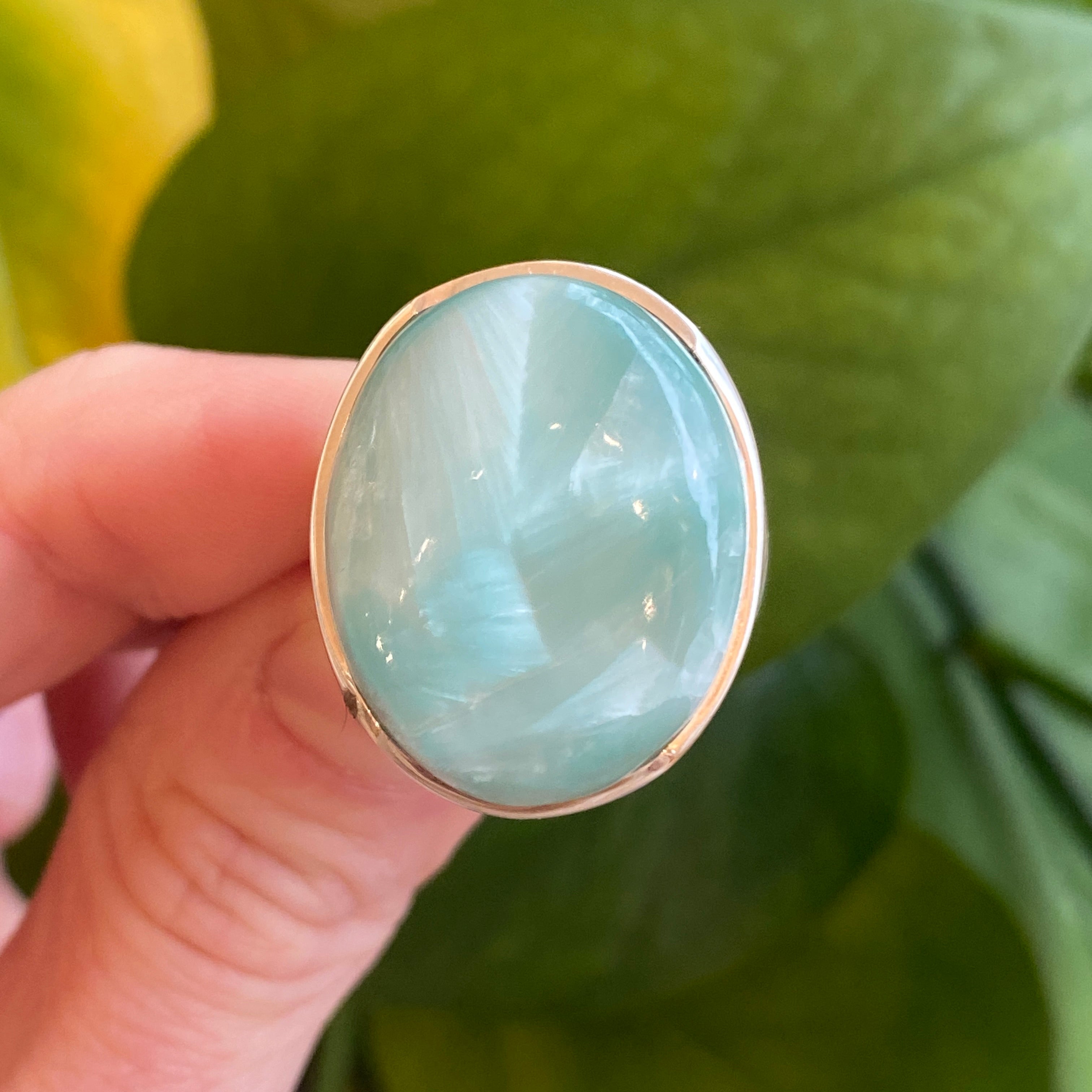 Green deals moonstone ring