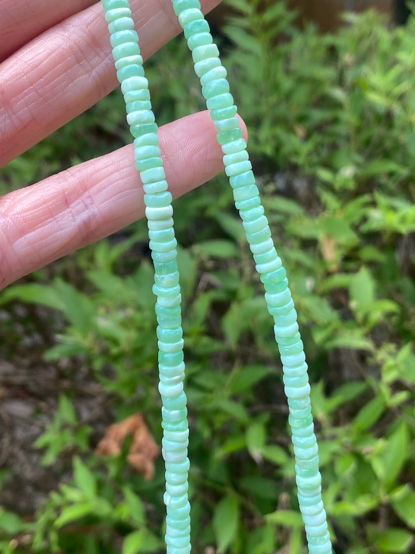Peruvian Green Opal Necklace