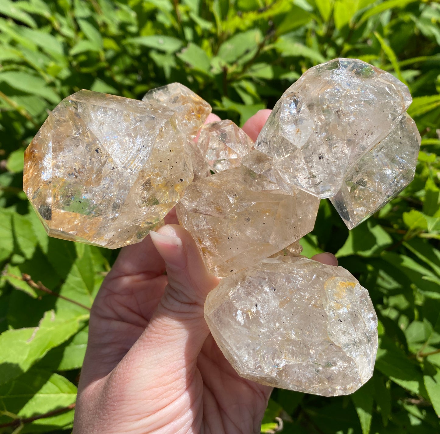 Large Herkimer Diamond Cluster, Natural, Rare Find
