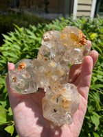 Large Herkimer Diamond Cluster, Natural, Rare Find
