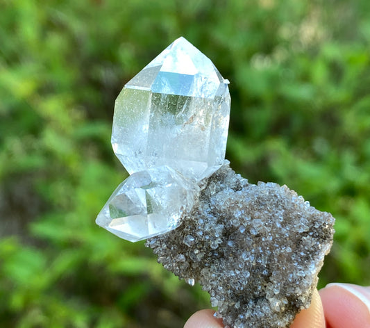 Herkimer Diamond in Matrix