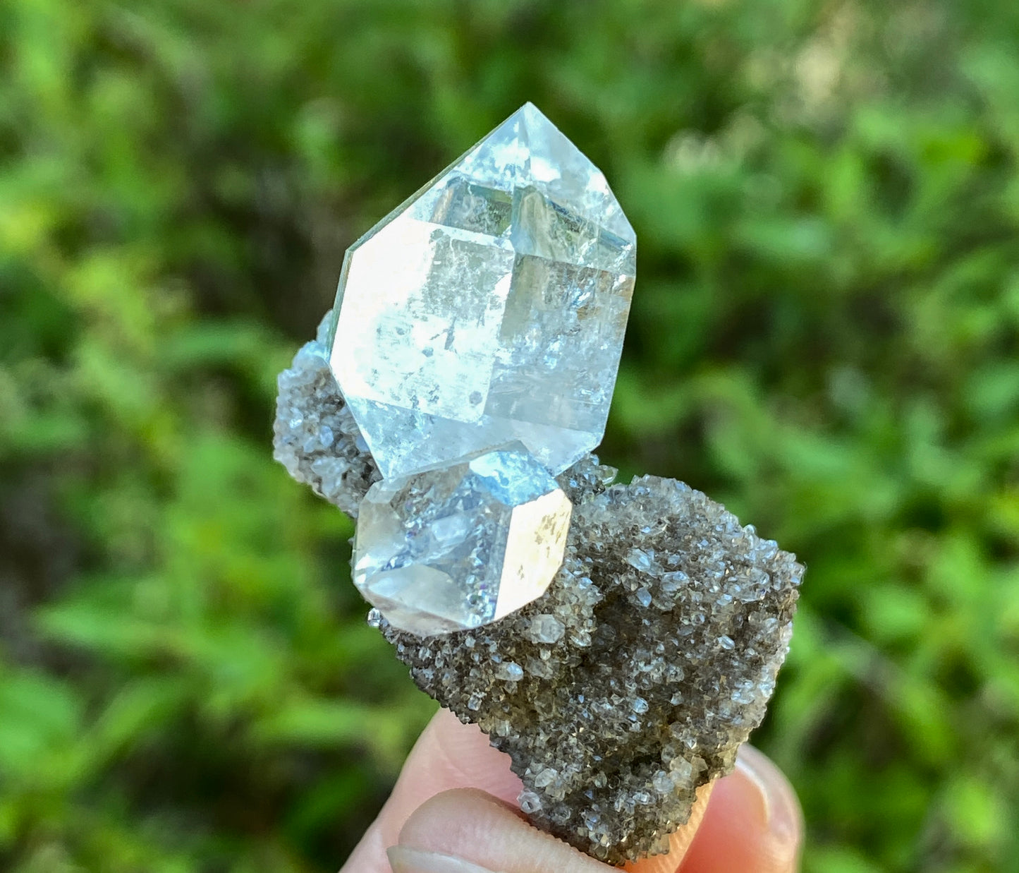 Herkimer Diamond in Matrix