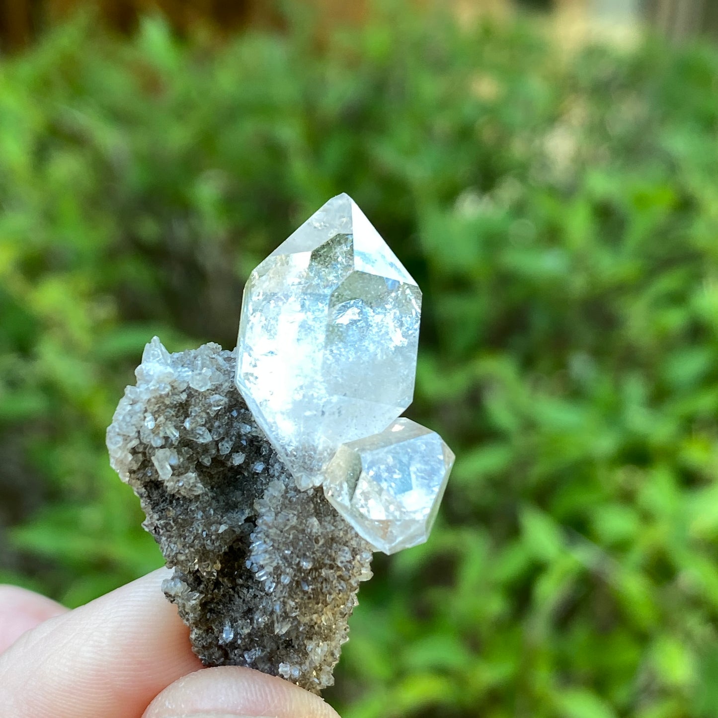 Herkimer Diamond in Matrix