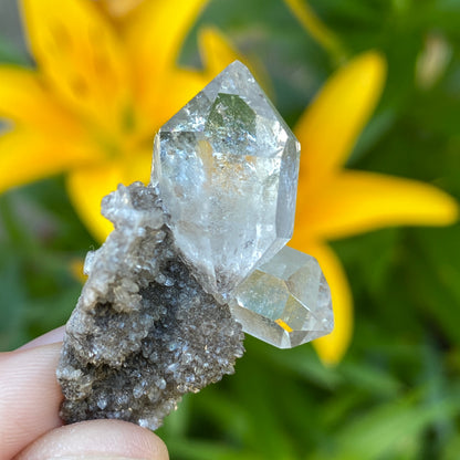 Herkimer Diamond in Matrix