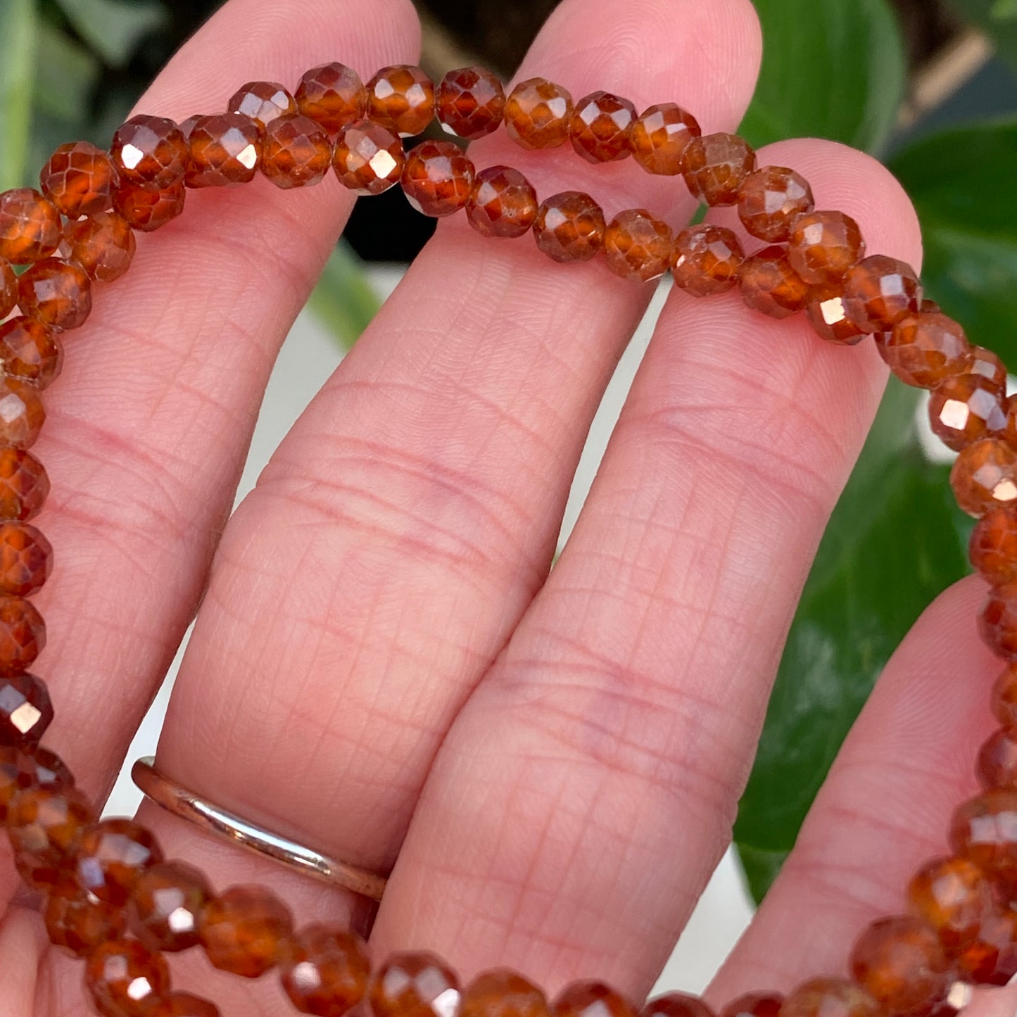 Hessonite Garnet Bracelet