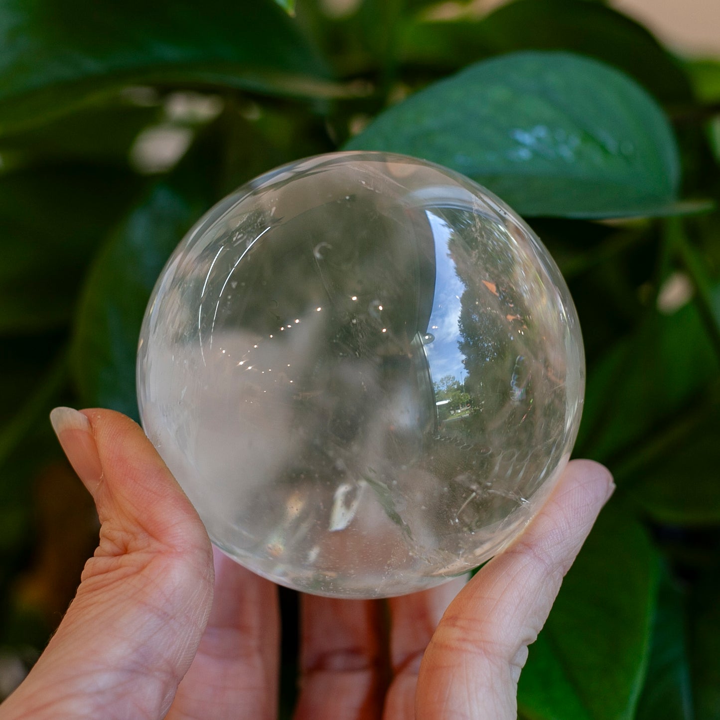 Clear Quartz Sphere, 72mm