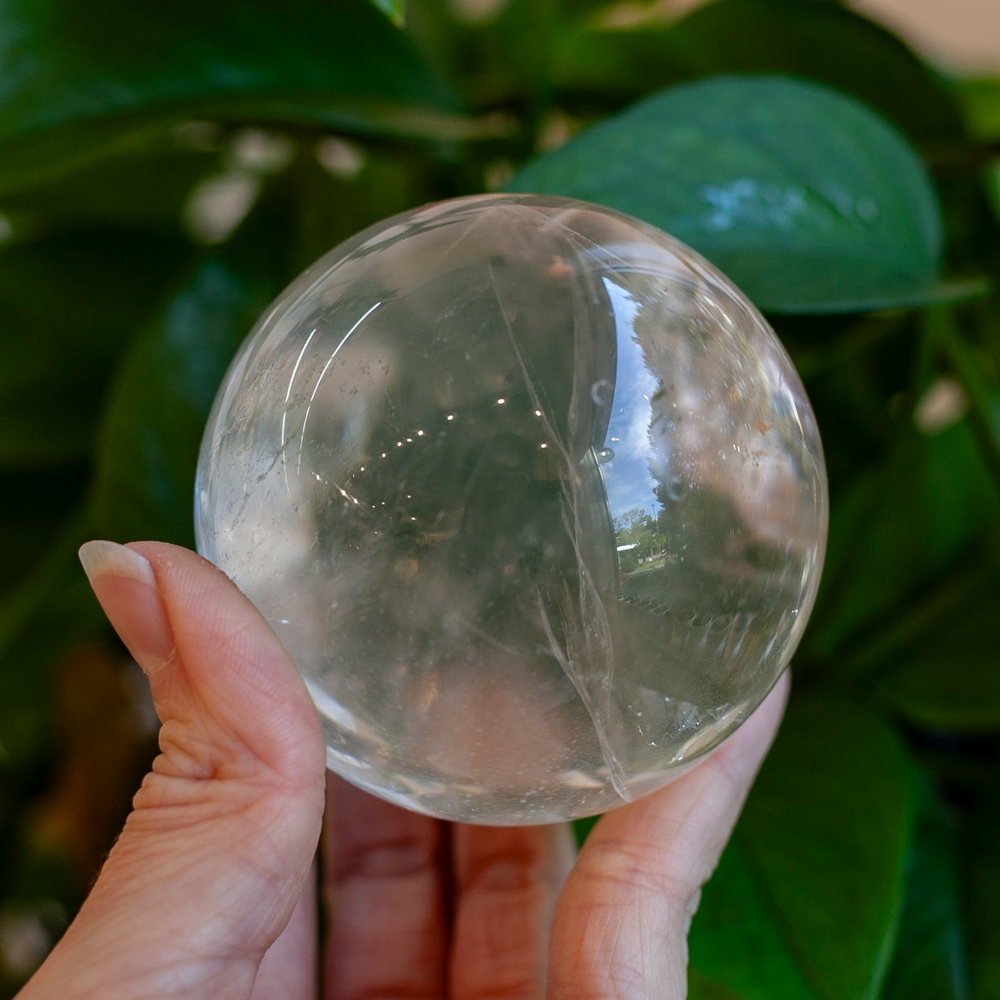 Clear Quartz Sphere, 72mm