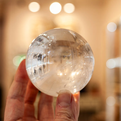 Clear Quartz Sphere, 72mm