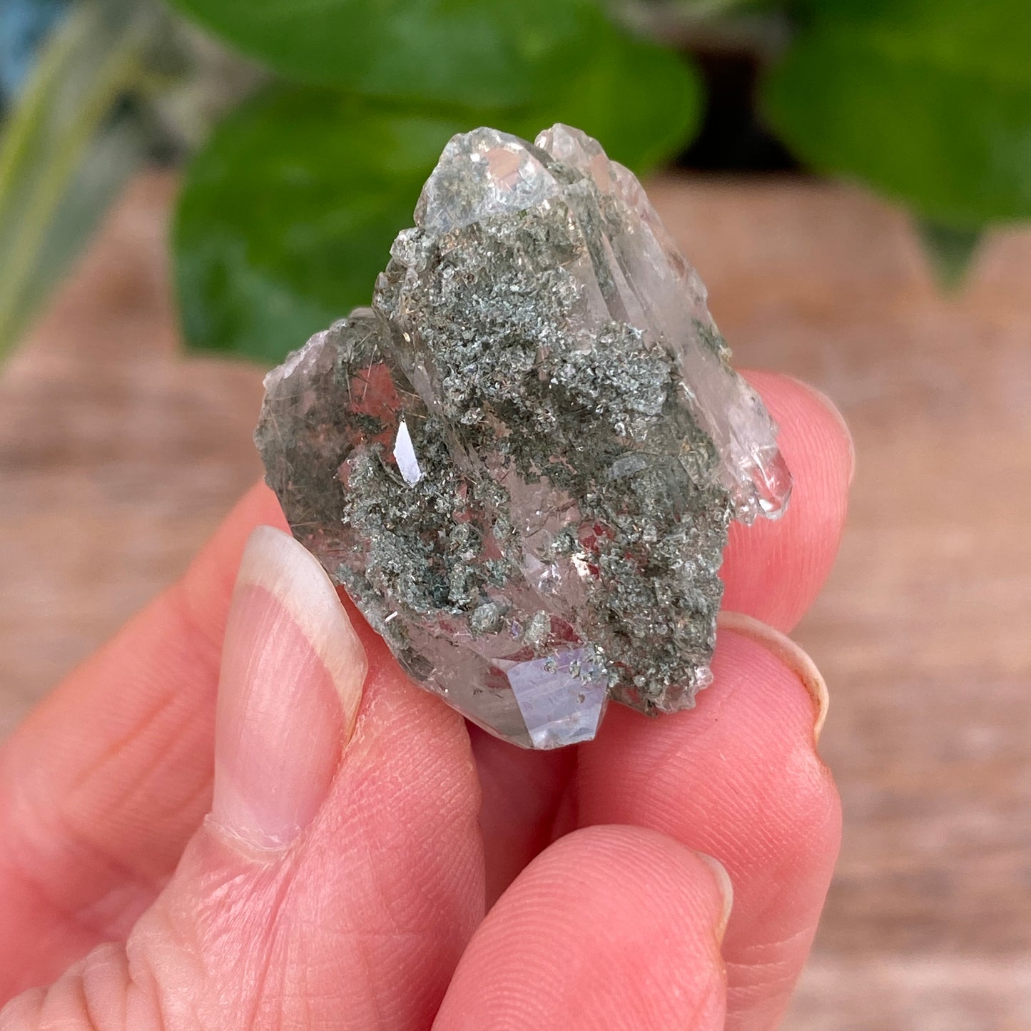 HIgh Altitude Quartz with Chlorite and Rutile, K2 Mountains