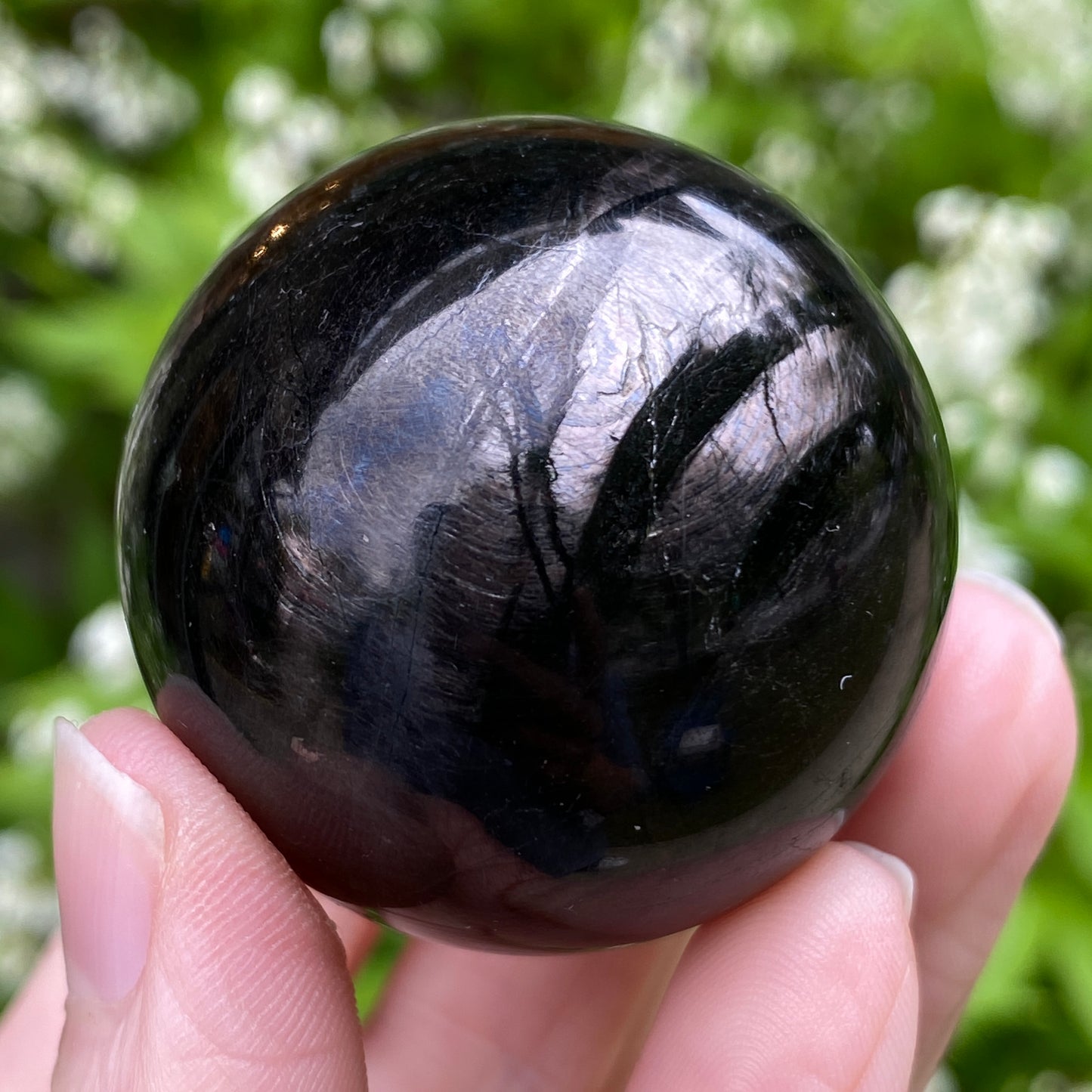 Hypersthene Sphere, 1.5in