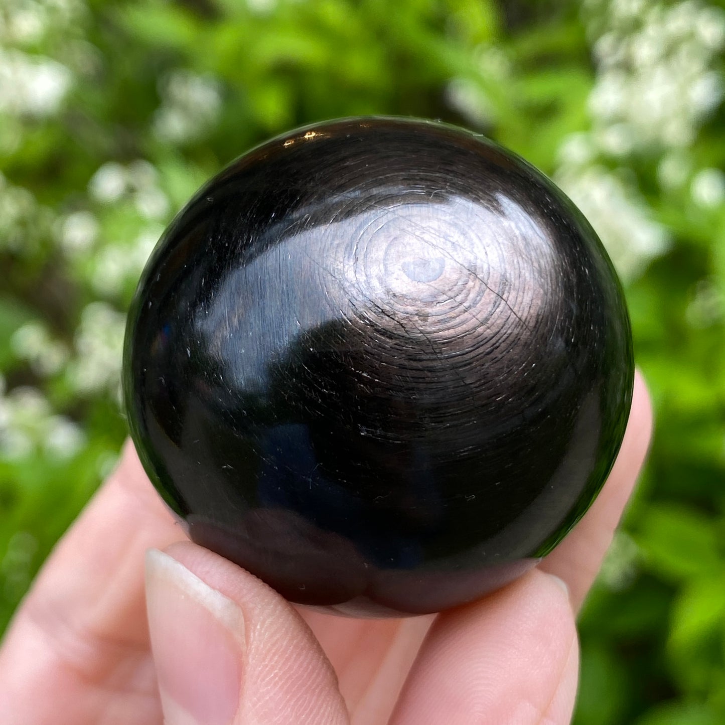 Hypersthene Sphere, 1.5in