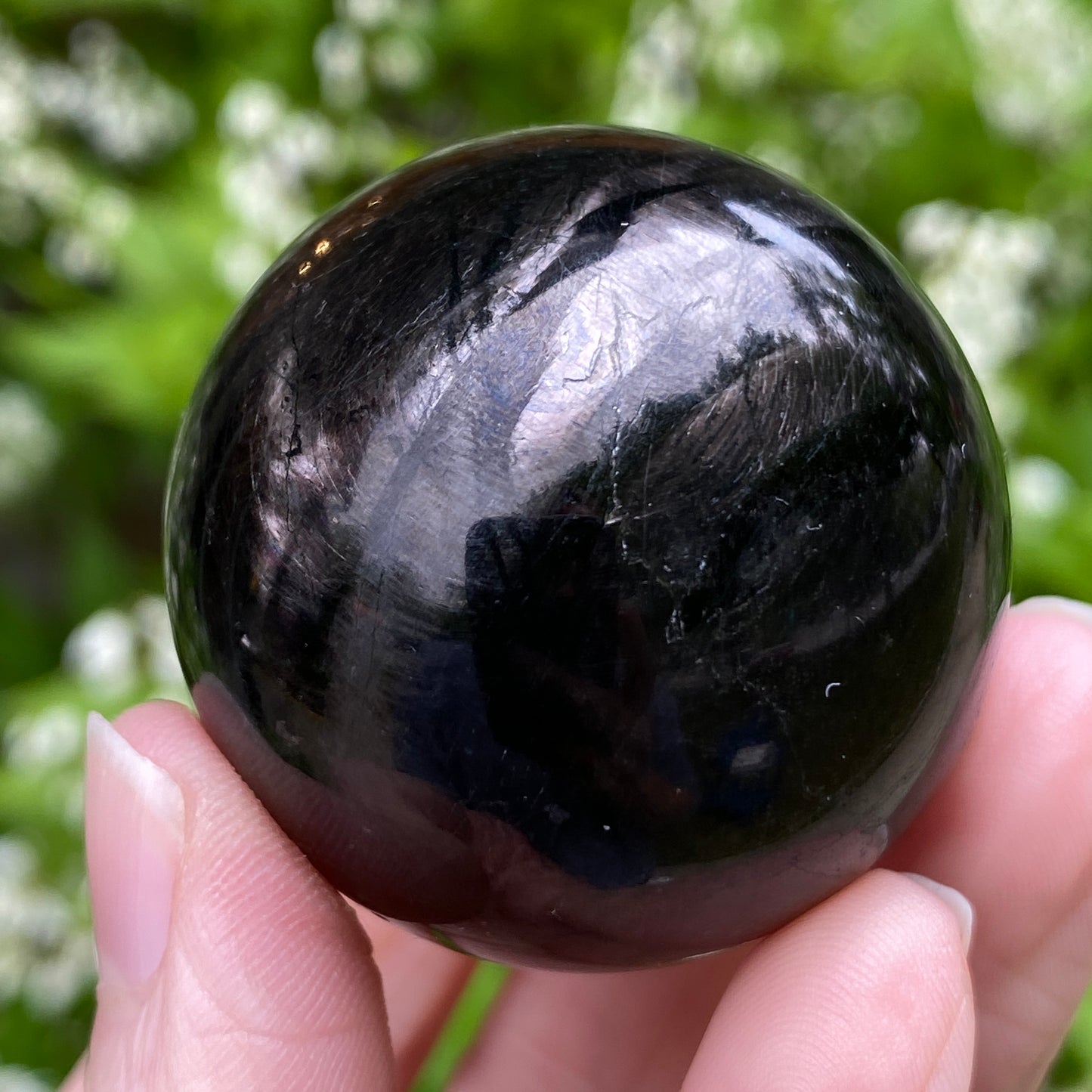 Hypersthene Sphere, 1.5in