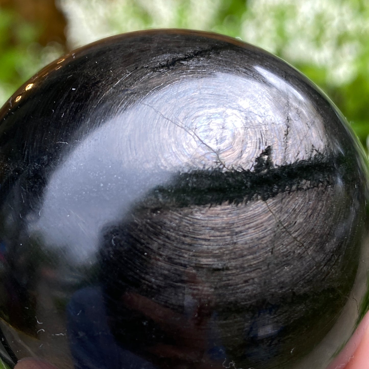 Hypersthene Sphere, 2.3in
