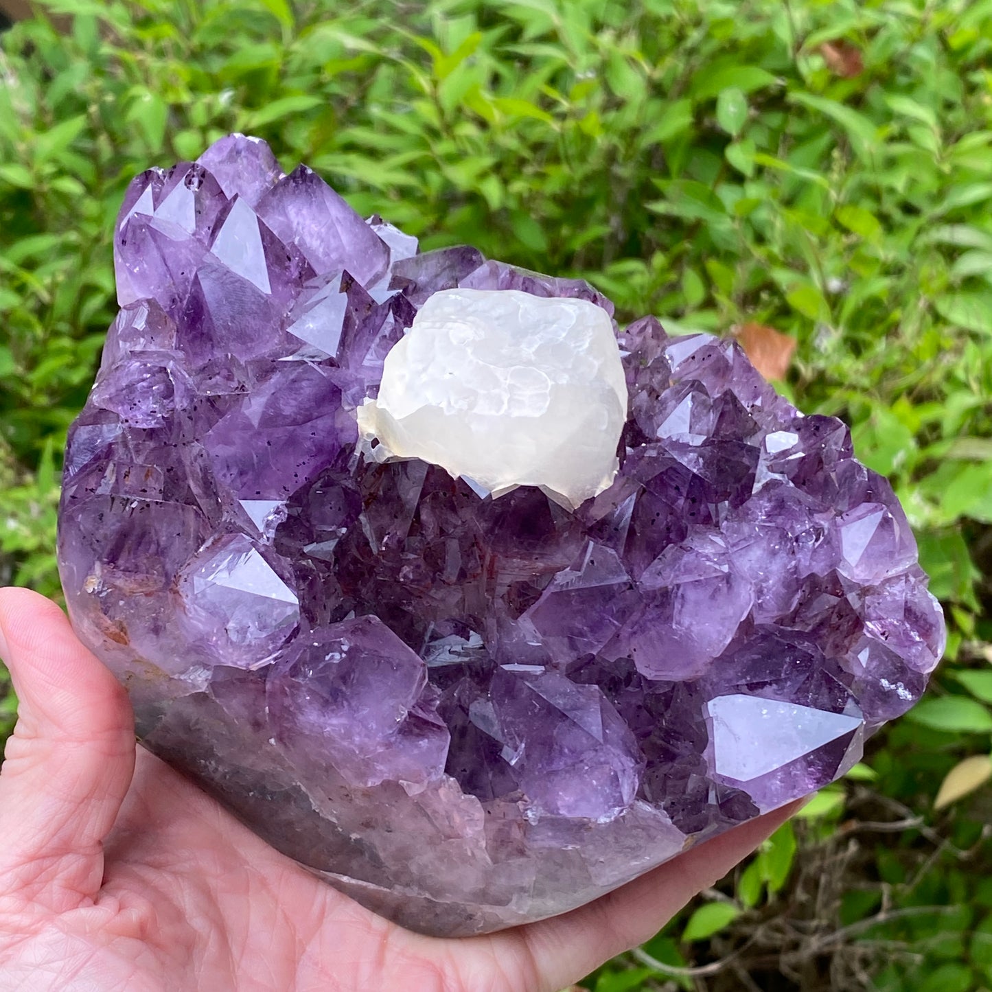 High Grade Amethyst with Calcite