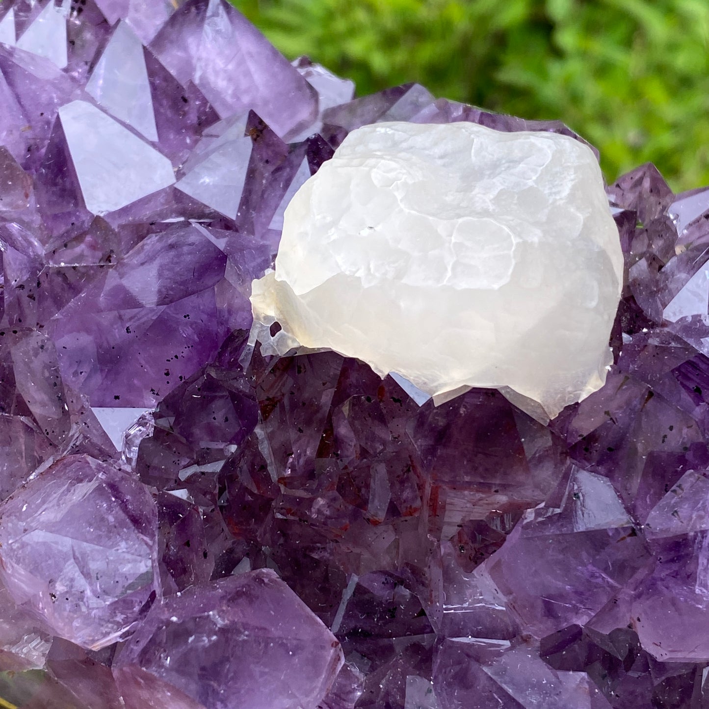 High Grade Amethyst with Calcite