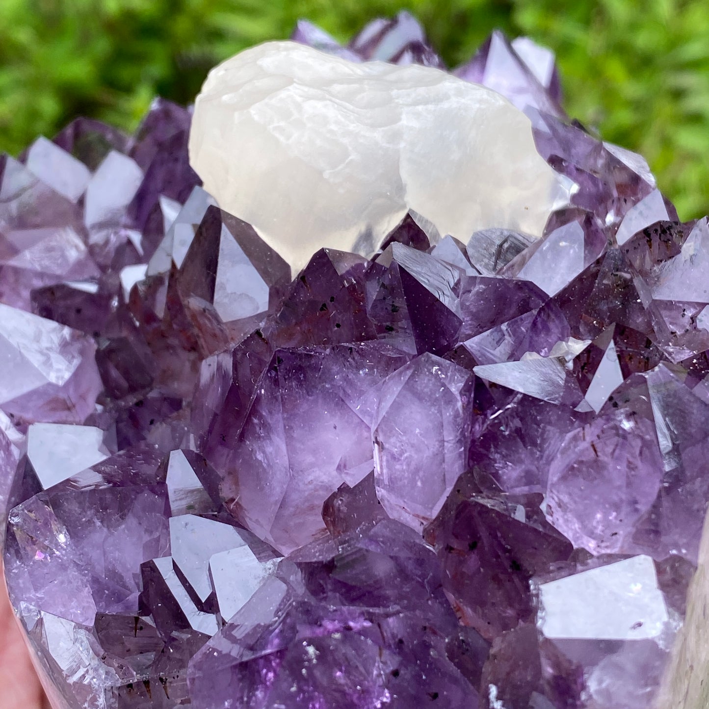High Grade Amethyst with Calcite