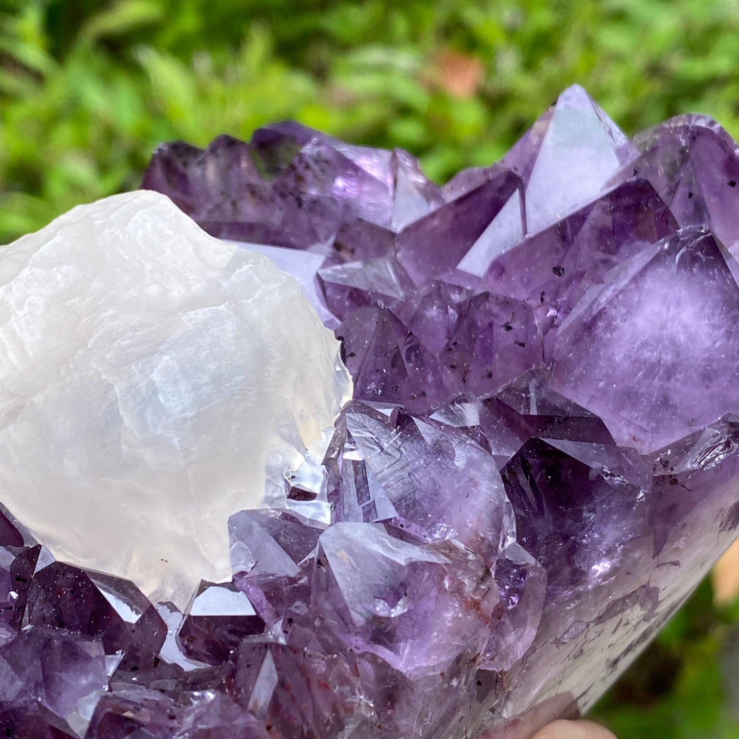 High Grade Amethyst with Calcite