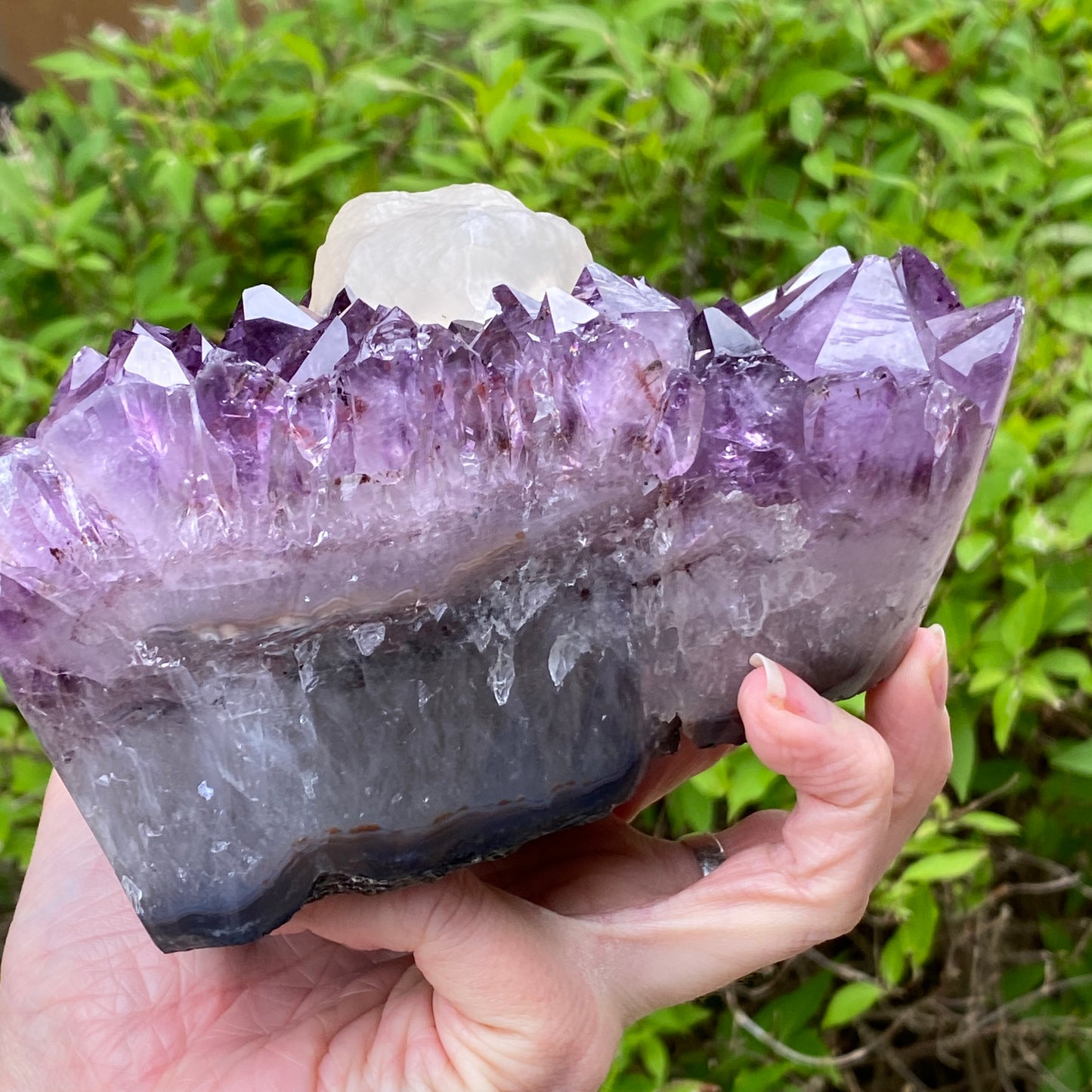 High Grade Amethyst with Calcite